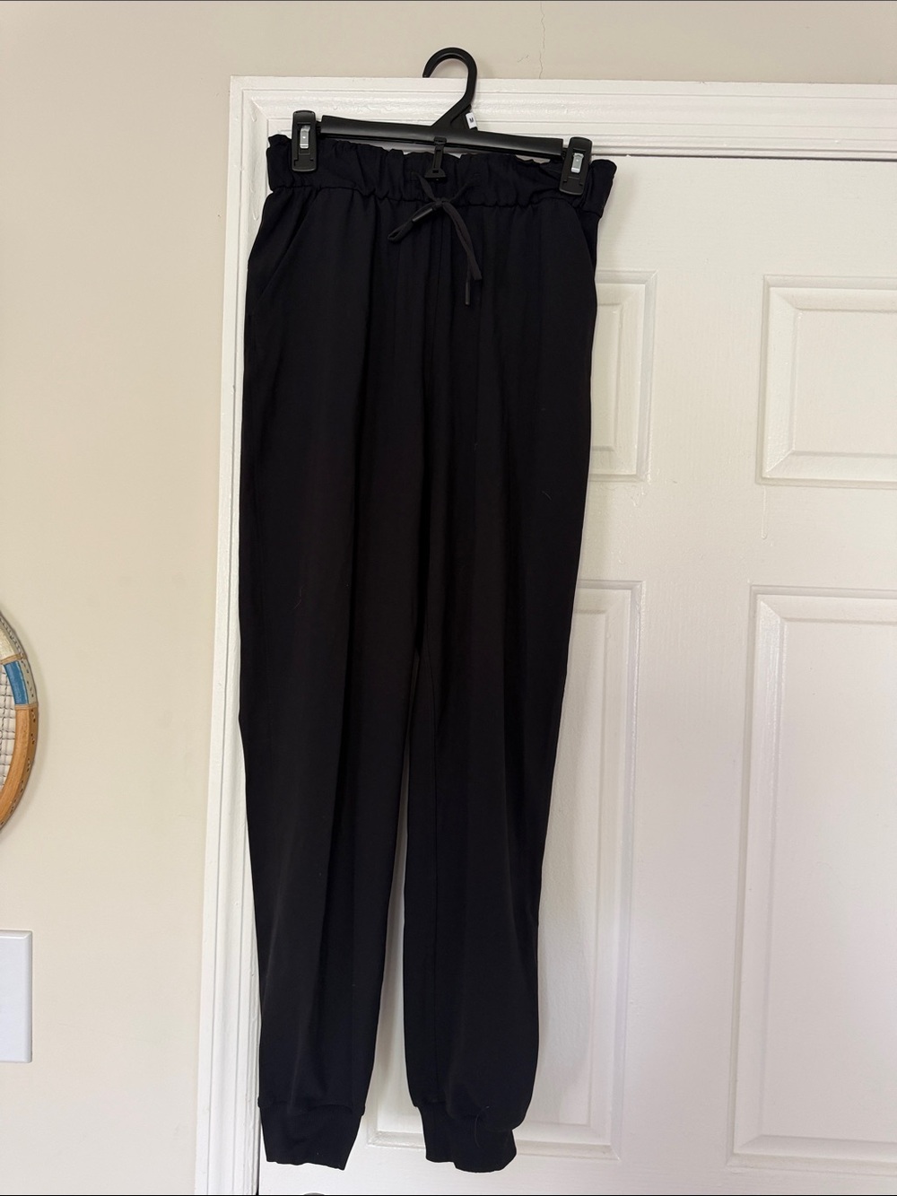 lululemon athletica Black Drawcord Jogger Pants
